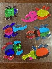 Vintage 80’s Bugs Prism Sandylion? Mrs Grossman’s? STICKERS Module RARE!