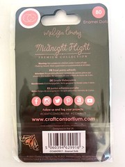 Craft Consortium Melissa Lowry MIDNIGHT FLIGHT ENAME DOTS 80 Count