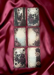 Dark Gothic Romance Junk Journal Kit Vintage Ephemera Victorian Scrapbook 77 Pcs