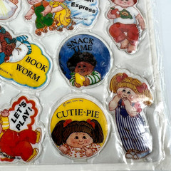 Vintage Cabbage Patch Kids Stick-Ons Puffy Stickers 1983 Diamond Toymakers NEW