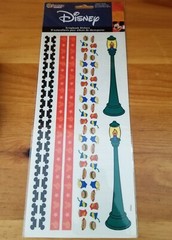 Disney Theme Park Border Sheet Scrapbook Stickers – One Sheet (Sandylion) Sealed