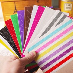 Paper Corner Sticker Set with 24 Pieces Per Sheet for Photo Album Protection