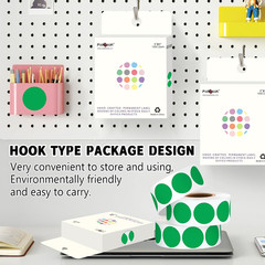 1000 Pack, Green Dot Stickers 1 Inch round Circle Labels Garage Sale Stickers