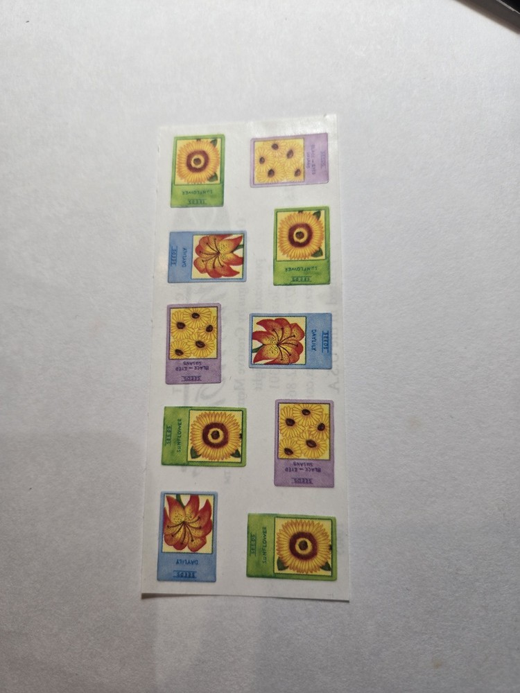 Creative Memories Garden Seed Packet Scrapbook Sticker