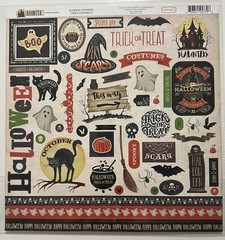 Carta Bella 12×12 Stickers-Variations-Well Played, Rough & Tumble, Haunted, More