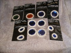 NEW 2 PKG «LYNN» STICKERS MULTICOLOR METALLIC BLACK & RED CRAFTS