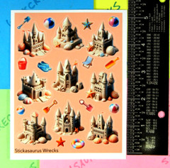 Sand Castles Sticker Sheet
