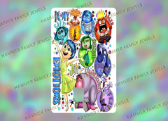 Inside Out Fan Art Card Decal *