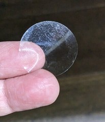 1 Roll 500 pcs Clear Retail Package Seals, 1 Inch round Circle Seal Sticker