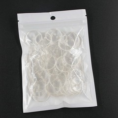 13/16″(20mm) Flatback Resin Clear Buttons Sewing Buttons, DIY Crafts Children…