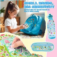 Vibrant 1300+ Animal Stickers with 8 Sheets for Kids – Fun Learning & Crafting