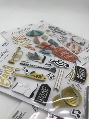 The Paper Studio -La Petites’ Scrapbook Stickers 3D Lot of 9