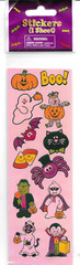 HALLOWEEN Ghost Mummy Vampire Monster Spider Boo Oriental Trading Co stickers