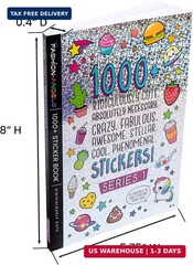 Fashion Angels 1000+ Ridiculously Cute Stickers | 40-Page Sticker Book, Fun Craf