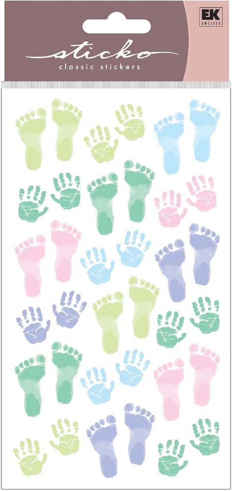 Sticko Stickers Pastel Baby Prints