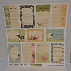 October FARM FRESH & FARMHOUSE 12×12 Sheets, Stickers, Journal Cards **READ**