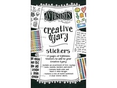 Ranger Sticker Book Dylusions Creative Dyary Stckr,Scrapbooking Stickers