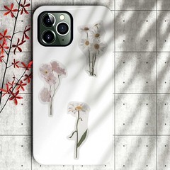 44 Irregular Vinyl Daisy Stickers – Watercolor Aesthetic for Every Surface