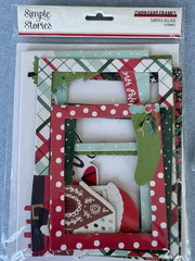 Lot of 5 Simple Stories Santa’s Village Embellishments – Scrapbook, Craft NIP