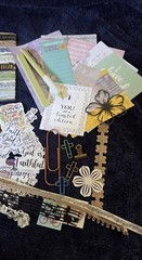 Bible Journaling Kit , Faith based, Religious junk Journaling, Scrapbooking