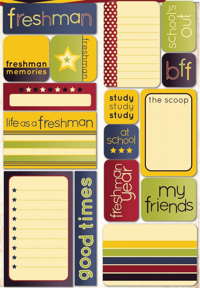 Making the Grade Quote Sticker, Freshman