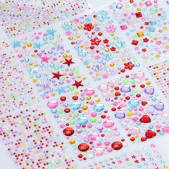 3200Pcs Self-Adhesive Gem Stickers and Rhinestones for Crafting