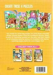 Wild Adventures, Whimsical Garden, Under The Sea – Stickers Puzzle Books