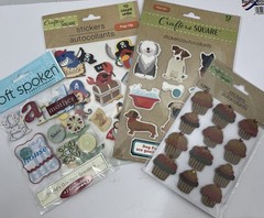 Miscellaneous Stickers Dogs Pirates Cupcakes Grandmother Paper Crafts