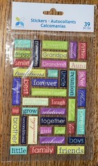 Momenta ATD Puffy Family Traditions Father Mother Grandma Grandpa Friend Sticker