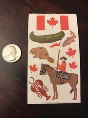 Canada Theme Stickers 10 sheets per