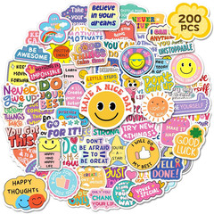 200PCS Motivational Stickers, Positive Affirmation Stickers for Kid Teen Adult