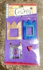 Junk Journal Embellishment Lot – Handmade Adornments, Frames & Flowers ~ 4 Packs