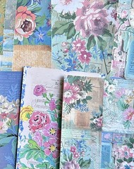 Scrapbook Junk Journal Collage Art Paper Crafting Kit 12 Pages Each 8.5×11” #BE6