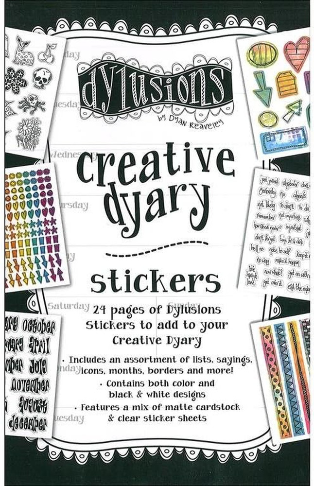 RGRDYE.56676 Dylusions Creative Dyary Sticker Dylusions Creative Dyary Stckr