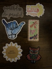 Lot of 15 Positive Affirmation Stickers Smile Happy Love