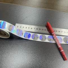 10 Thank You For Supporting My Small Business Holographic Seals Labels Stickers!
