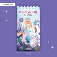 Sticker Dress up Mermaid – Sticker Activity Book for Kids. Learn Girls Fashio…