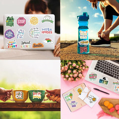 300 Pcs Motivational Inspirational Stickers for Scrapbook, Laptop, Water Bottle