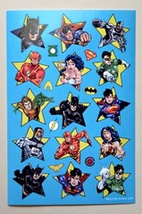 Justice League /Superman, Batman, Wonder Women.. Sticker sheet.