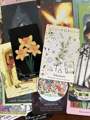 Lot Of 45 Tarot Cards Lot Junk Journal Collage Ephemera Single Swap Arcana