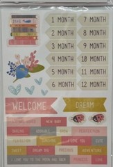 Baby Girl | Dimensional Scrapbook Stickers | Recollections