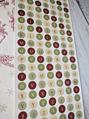 Vtg Christmas Picture Frame Craft Kit Scrapbooking Embellishments Set 4×6