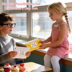 60 Delightful Valentine’s Day Stickers for Kids – Perfect Classroom Party Favors