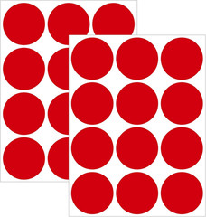 2″ Transparent round Sealing Sticker,Pack of 360