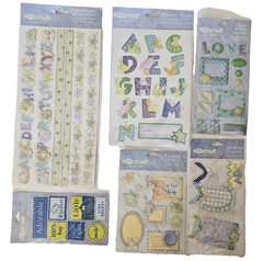 Sealed Vintage Zoophabet 2 by Cathy Heck Pastel Baby Toddler Boy – 7 packs
