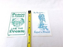 Vintage 90s Angel Stickers Expect A Miracle Spiritual Peace Dream Lot Of 16
