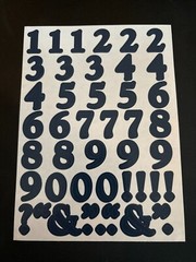 Creative Memories ABC/123 Stickers Alphabet Number Scrapbooking Craft Letters
