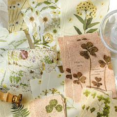 120 Sheets Vintage Floral Scrapbook Papers Journaling Scrapbooking Supplies Kit