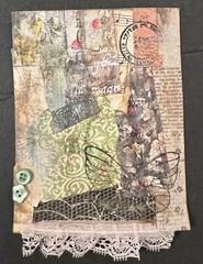 #2664 lot of 6 handmade clusters tags ephemera junk journals scrapbook – Tonya
