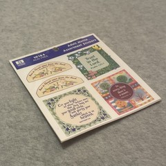 vtg 1999 sealed Christian stickers Standard Publishing Adult Motto sticker pack